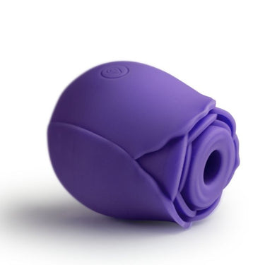 Sleek design of You Love Me Pick Me Rose Suction Vibrator in Purple - a discreet and luxurious rose toy for personal pleasure.